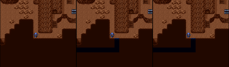 This secret passage is disappointing in all versions