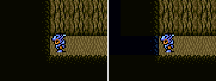 Maybe I'll show better examples of this later on. I swear this was way more obvious the last time I played it on a CRT