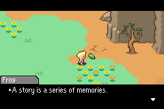 It is pretty cool to think of the game's story as a bunch of memories (save games) all strung together