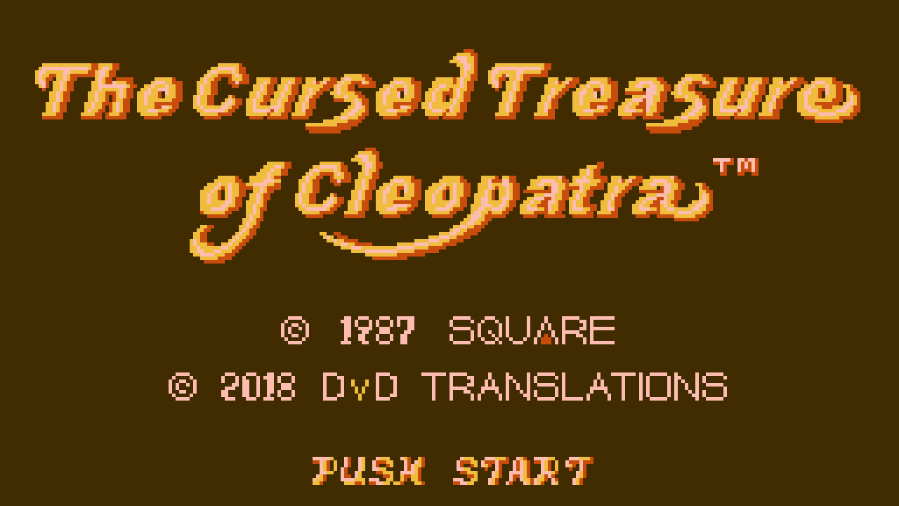 The Cursed Treasure of Cleopatra (Game)