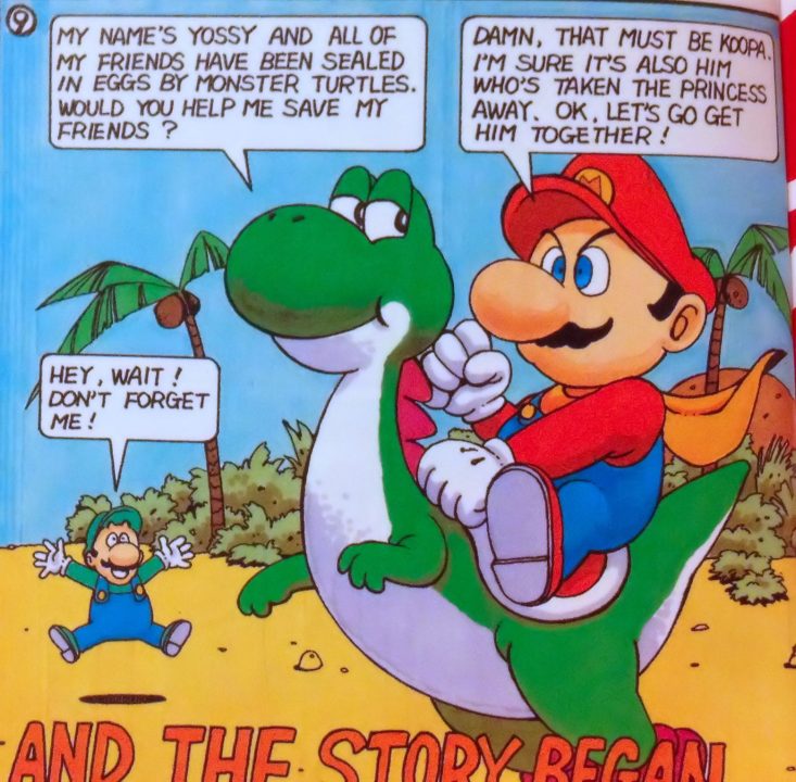 From an official Japanese Super Mario World guide