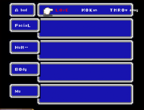 An equip menu of some sort