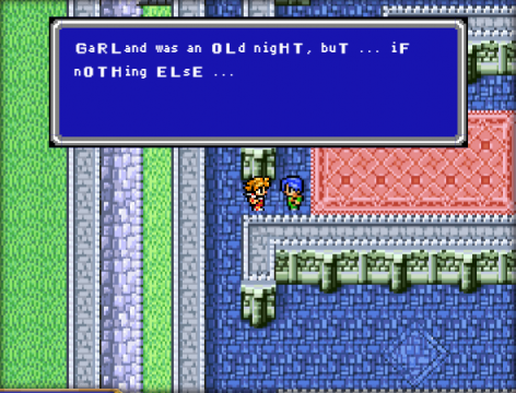 The infamous invisible NPC is fully visible here