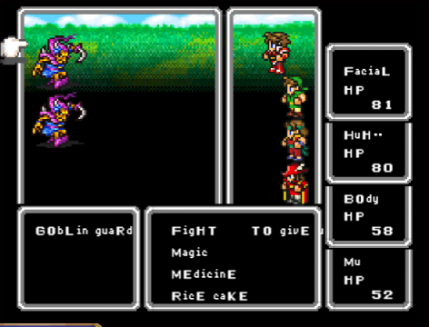 I was impressed by how enemy names always managed to fit within their limited window space, but it was always by coincidence