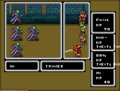 Casting the Thunder spell