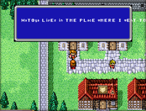 This NPC discusses the next part of the game, except you can't get to that part of the game in this version