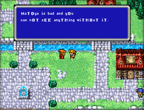 Again, discussing an upcoming event that's impossible to see in this version