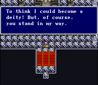 Some character motivations changed - here we see that the J2e crew gave Golbez the desire to become a god... but that was never in the original script