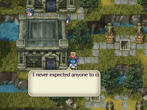 The Japanese programmers didn't fully consider how windows and line breaks would be handled in translated versions of the Romancing Saga 2 remake