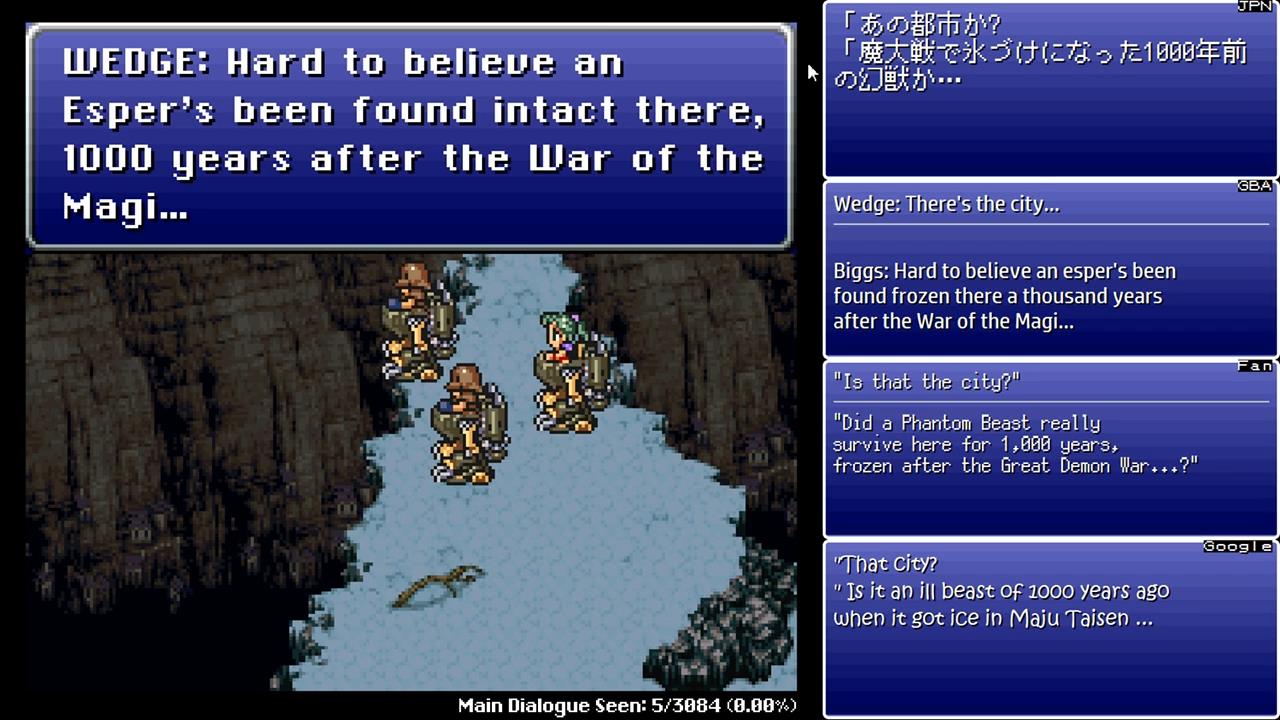 Final Fantasy Vi Translation Comparison Legends Of Localization