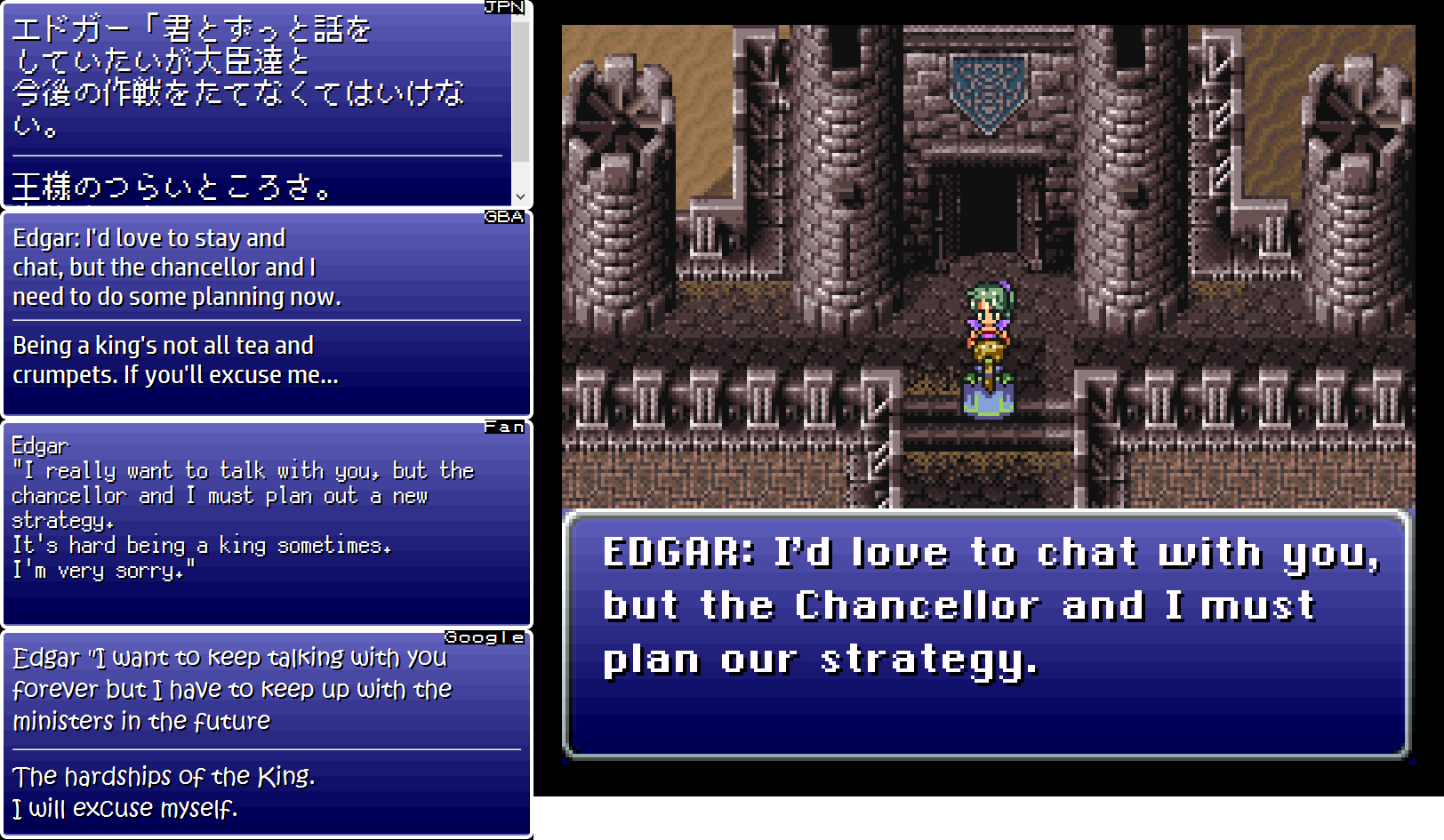 Final Fantasy VI Translation Comparison « Legends of Localization