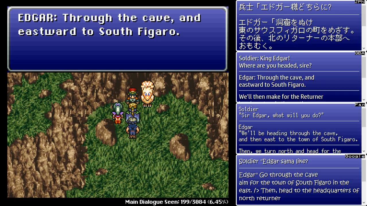 Final Fantasy Vi Translation Comparison Legends Of Localization