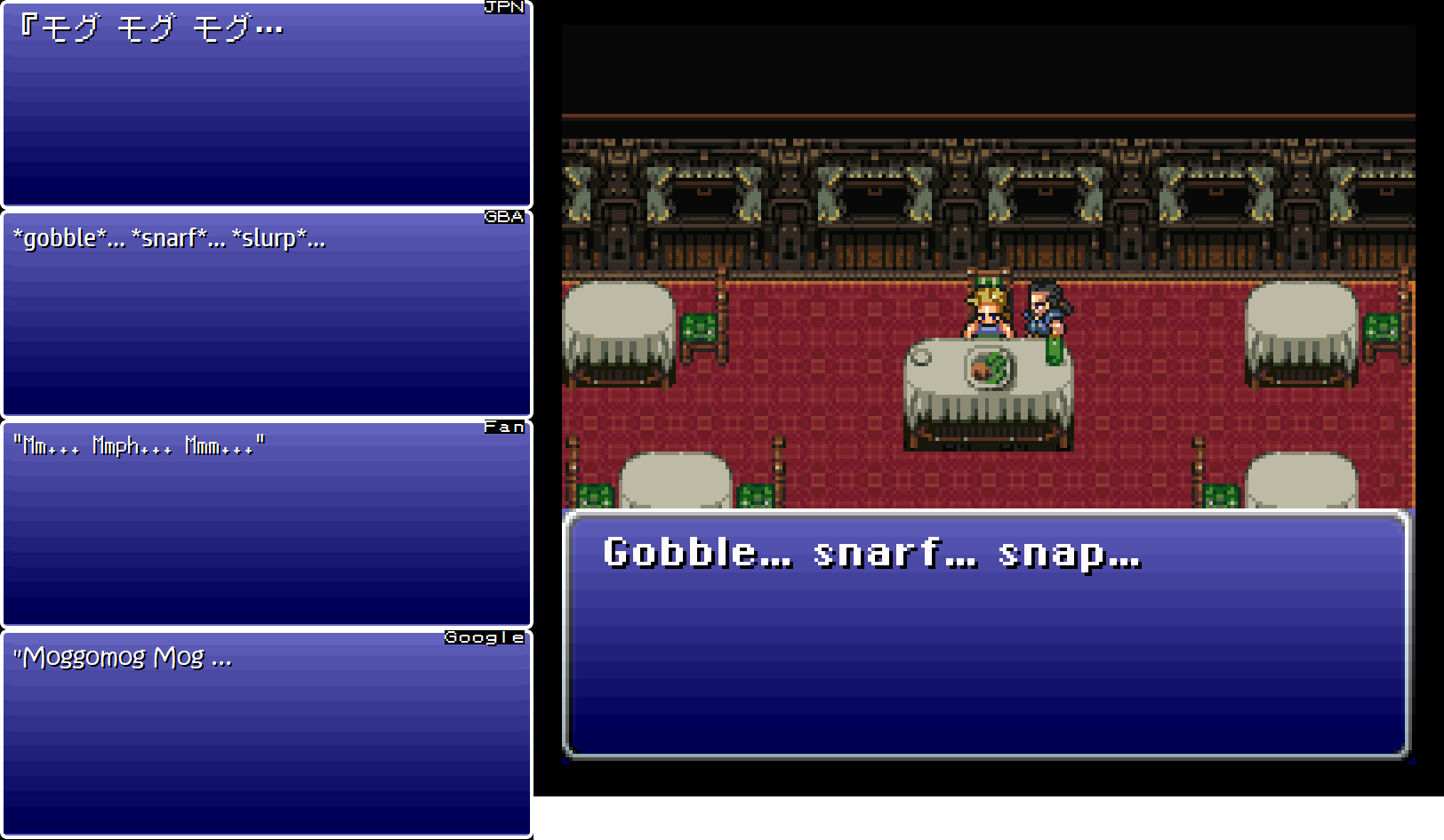 Final Fantasy Vi Translation Comparison Part 4 Legends Of Localization