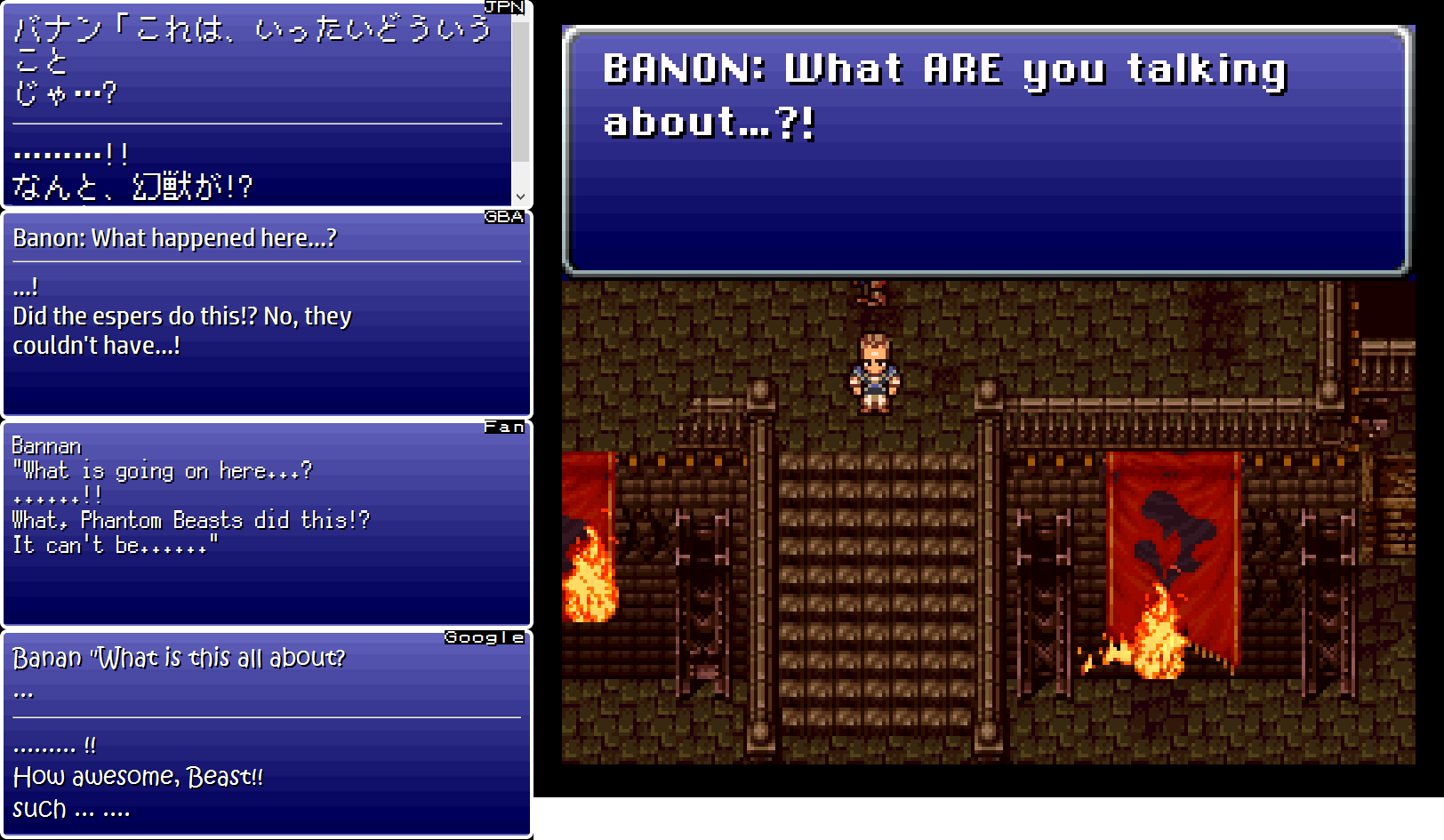 Final Fantasy Vi Translation Comparison Part 9 Legends Of