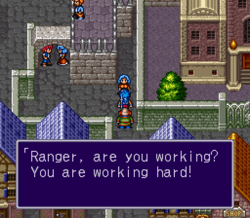 Note: I was not working