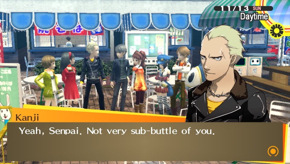 How Persona 4 Golden’s “Sub-Buttle” Joke Works in Japanese « Legends of ...