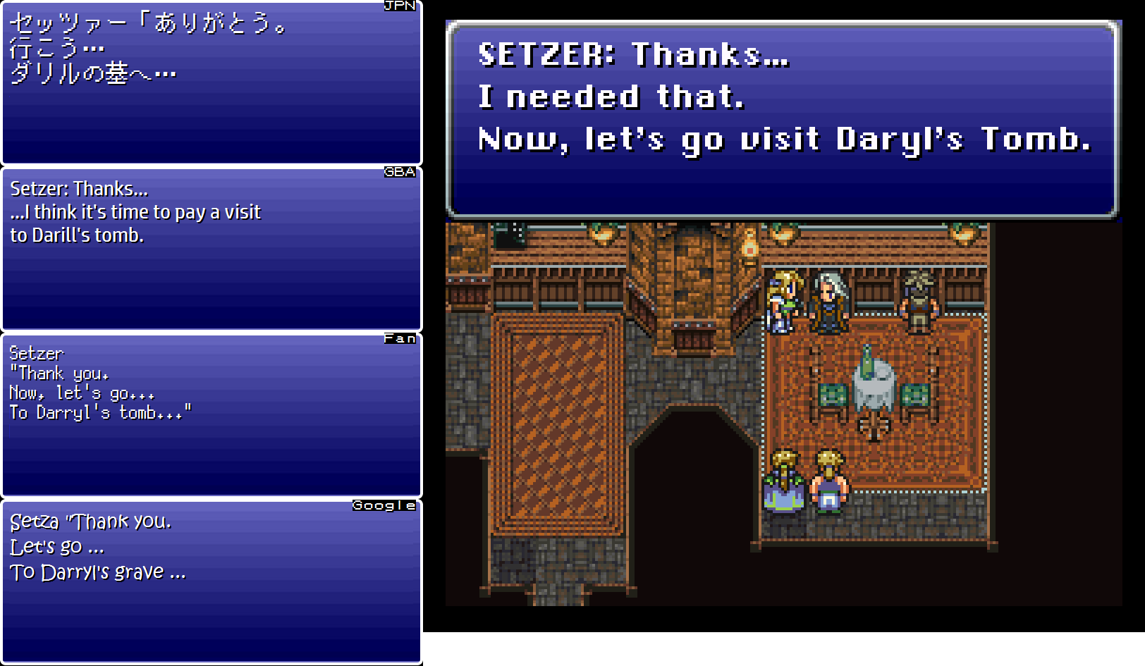 Final Fantasy VI Translation Comparison « Legends of Localization