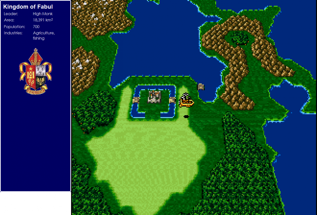 Location info will pop up in the sidebar as you travel around the world - this example includes details and a royal crest from official Japanese sources Location info will pop up in the sidebar as you travel around the world - this example includes details and a royal crest from official Japanese sources