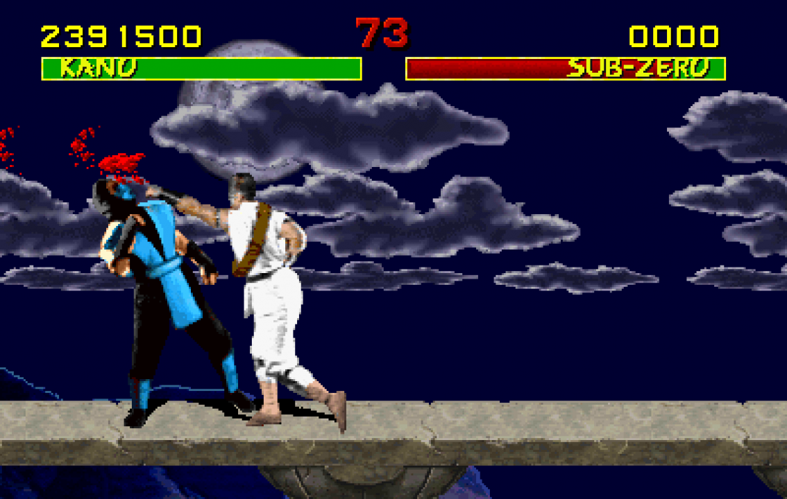 The original arcade release of Mortal Kombat was full of blood and gore and killing The original arcade release of Mortal Kombat was full of blood and gore and killing