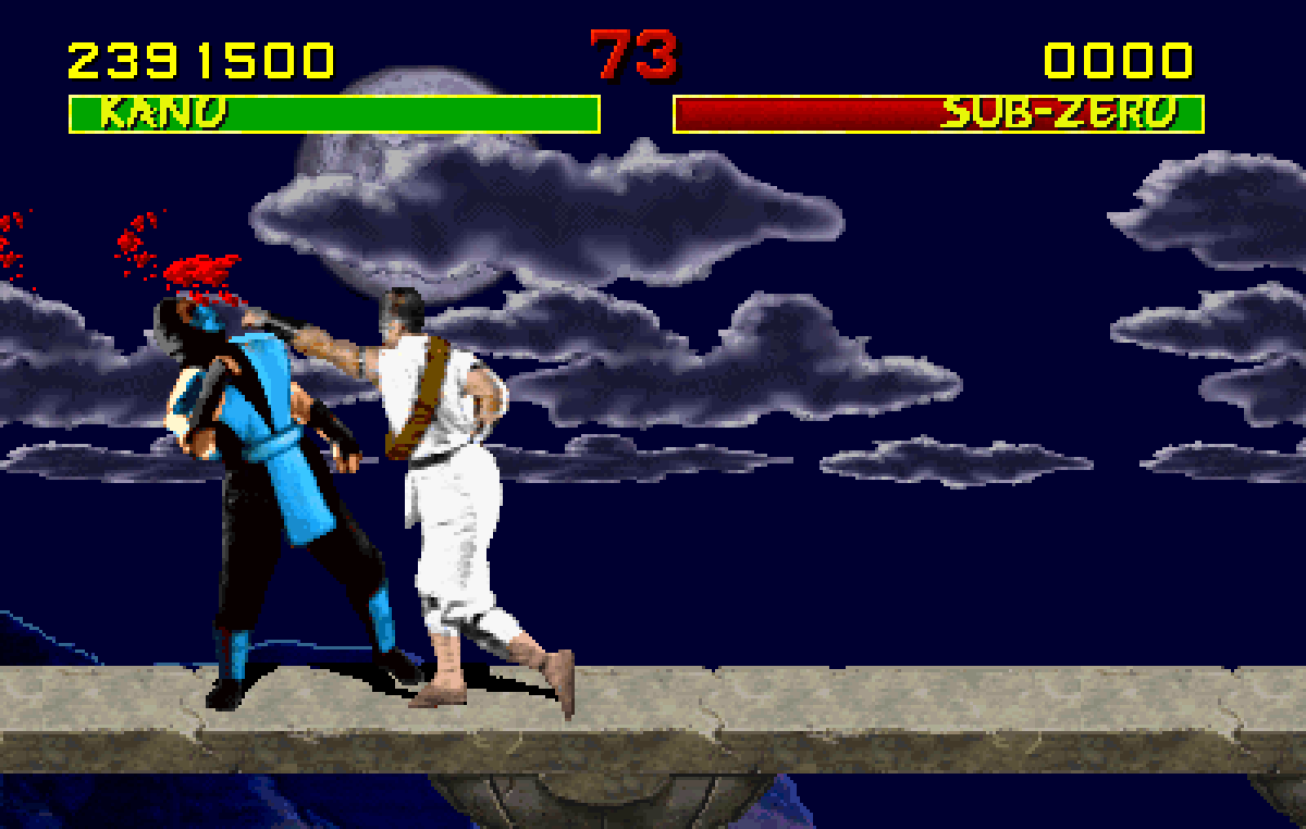 Mortal Kombat (1995) - Sub-Zero vs. Liu Kang Scene (7/10