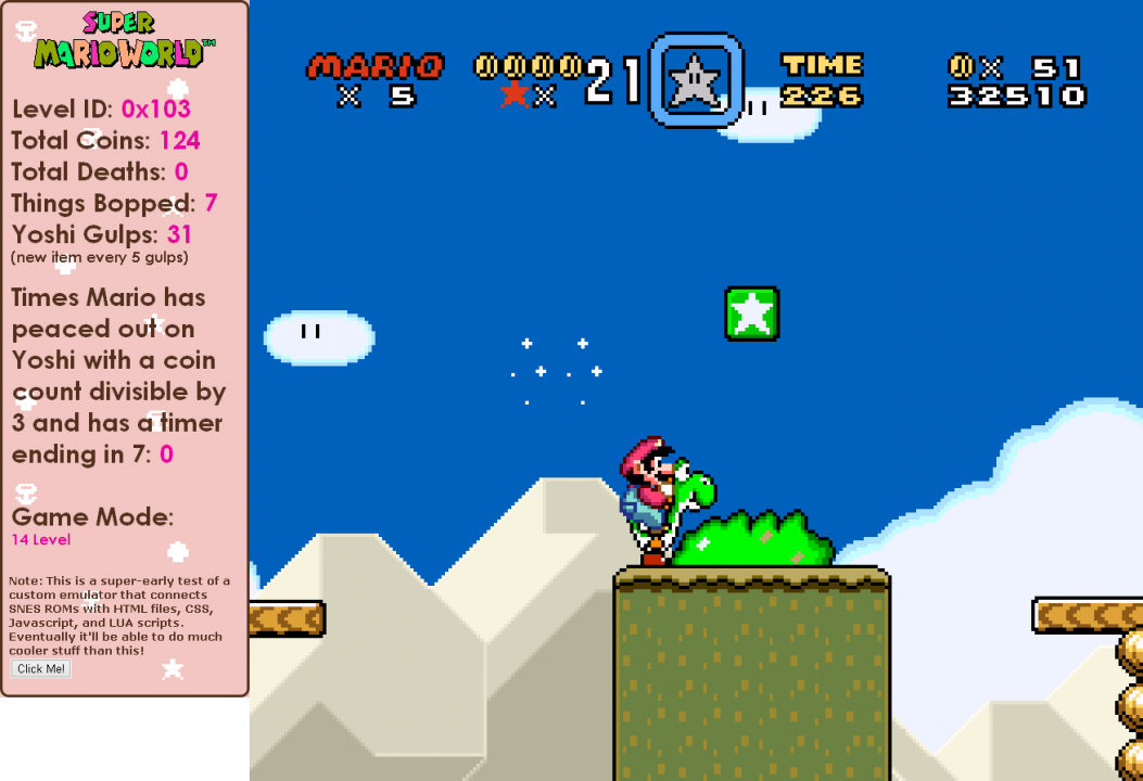 I also designed the plugin so that every five Yoshi gulps you do, weird stuff will happen I also designed the plugin so that every five Yoshi gulps you do, weird stuff will happen