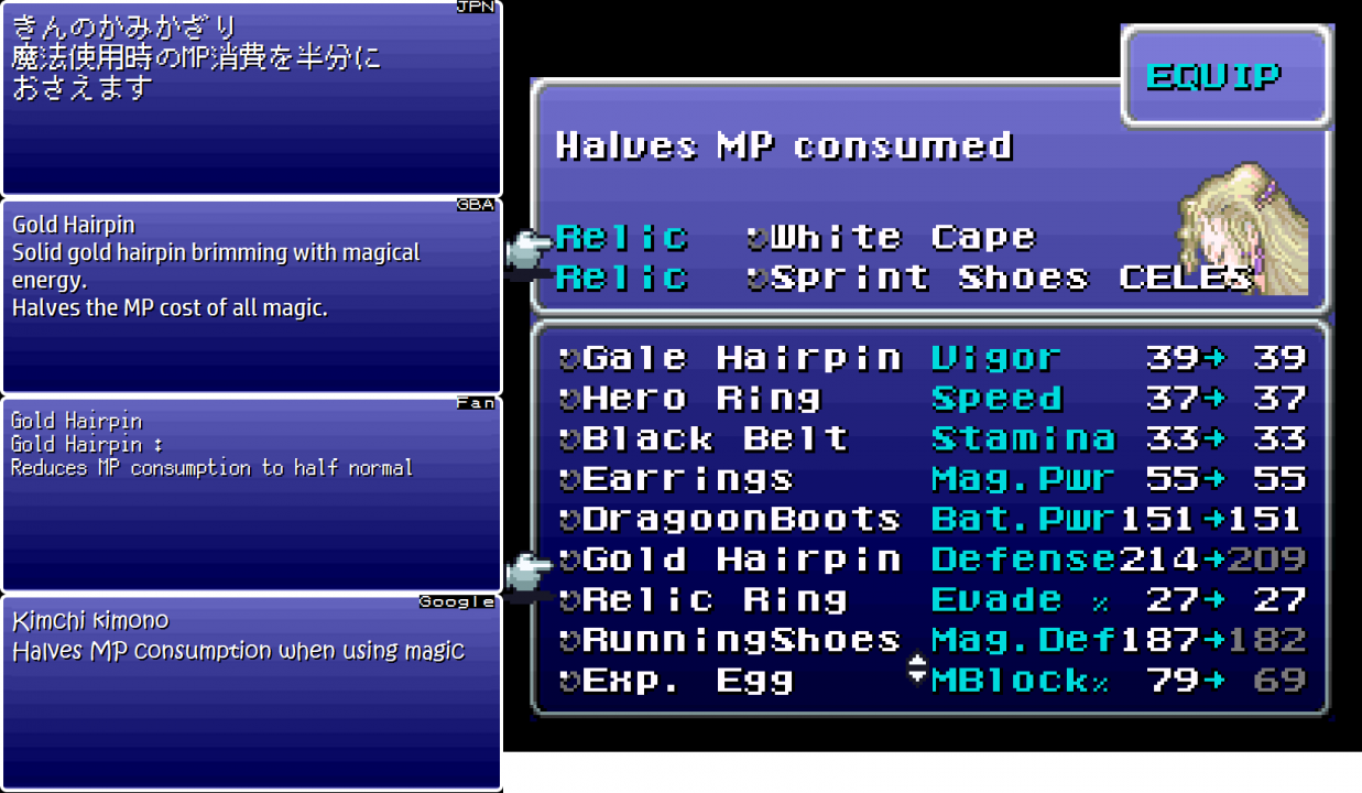A lot of main menu text is also supported A lot of main menu text is also supported