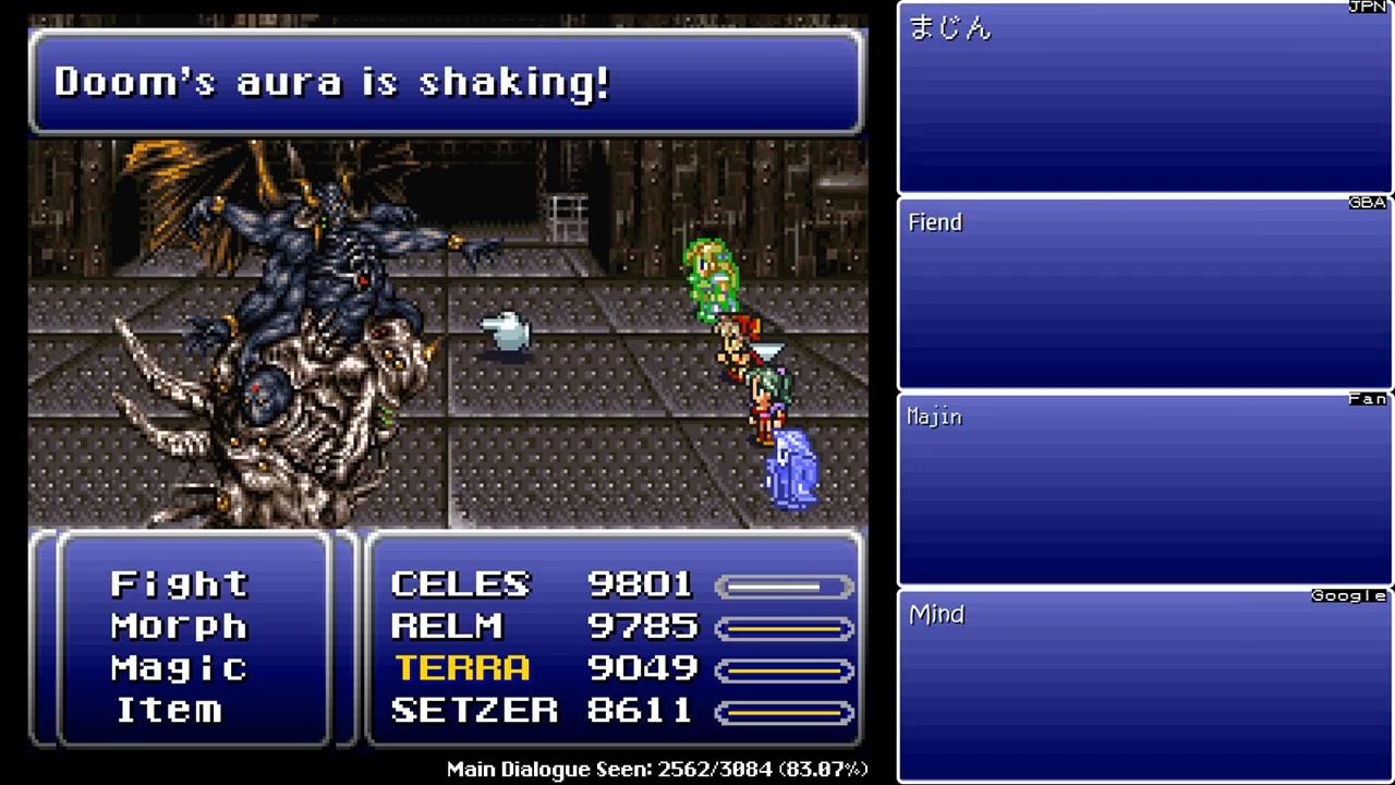 Final Fantasy VI Translation Comparison « Legends of Localization