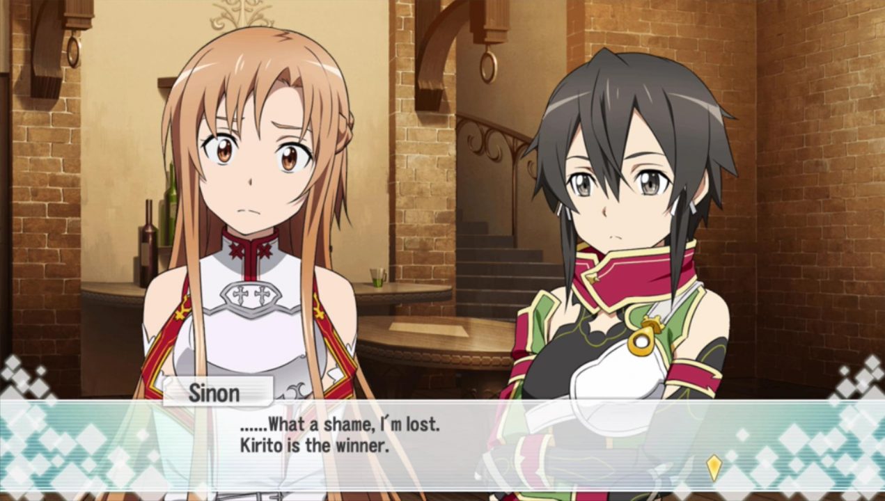 A bunch of girls say "I'm lost" after they lose and it's great