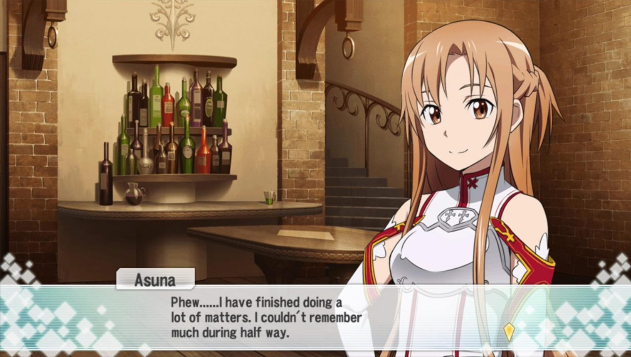 "I have finished doing a lot of matters. I couldn't remember much during half way."