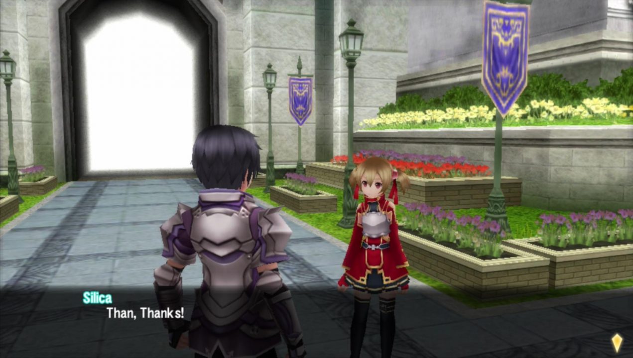 Stuttering / speech hesitation  is interesting in this game's translation