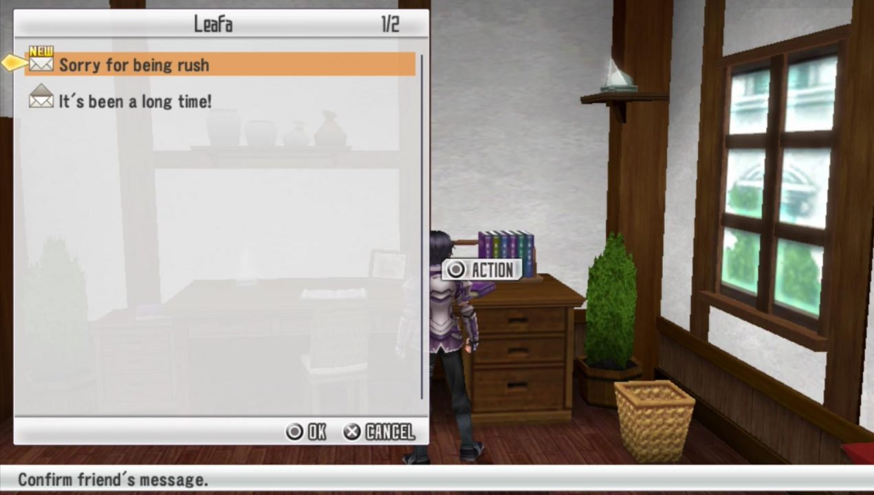 "Sorry for being rush"