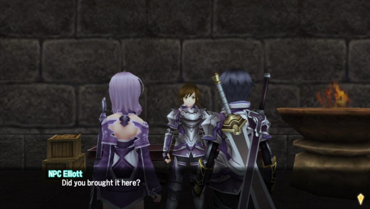 "Did you brought it here?"