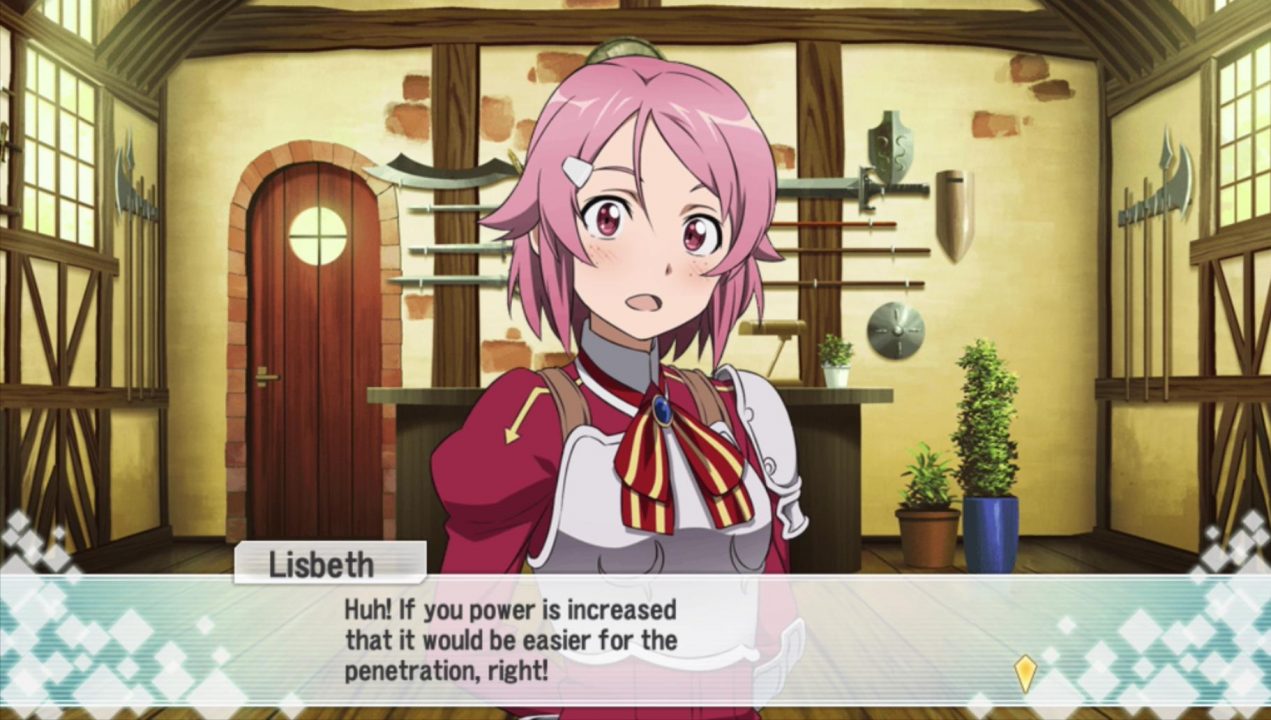 "Huh! If you power is increased that it would be easier for the penetration, right!"