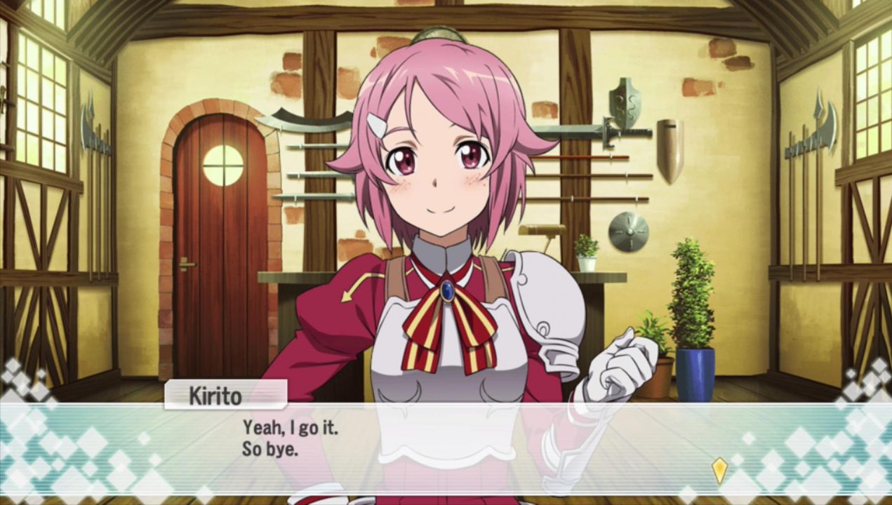 "Yeah, I go it. So bye."