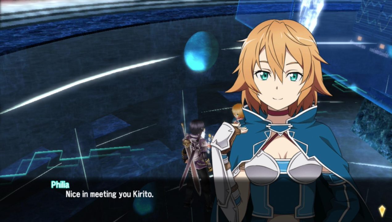 She says this every time you team up with her. She's literally the first person you meet in the game though