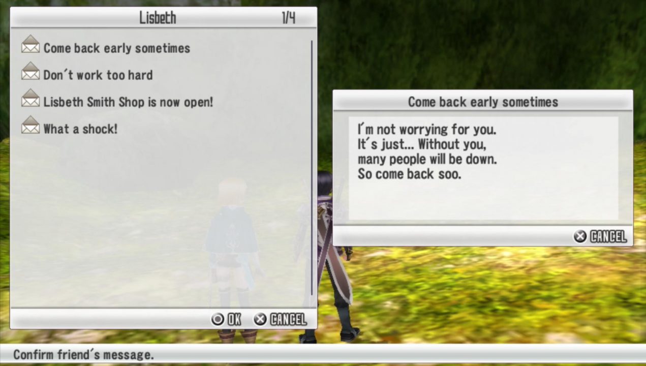 The Japanese word hayai can mean "soon" or "early" or "quickly", but many of the game's translators didn't really care about their English usages. And from what I've seen from other messages like this, the e-mail titles and the e-mail contents seem to have been translated by different people too. Please come back soo, good translators