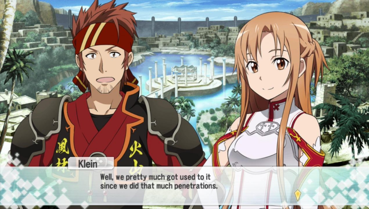 "Well, we pretty much got used to it since we did that much penetrations."