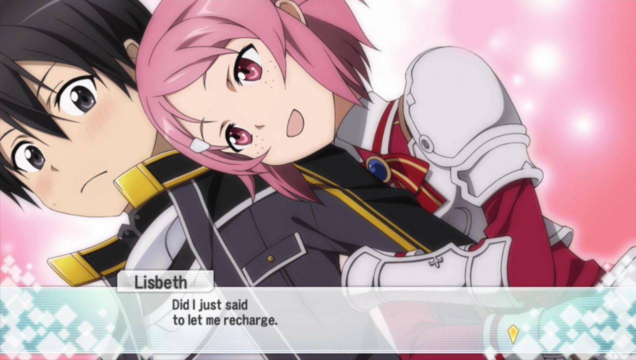 "Did I just said to let me recharge."