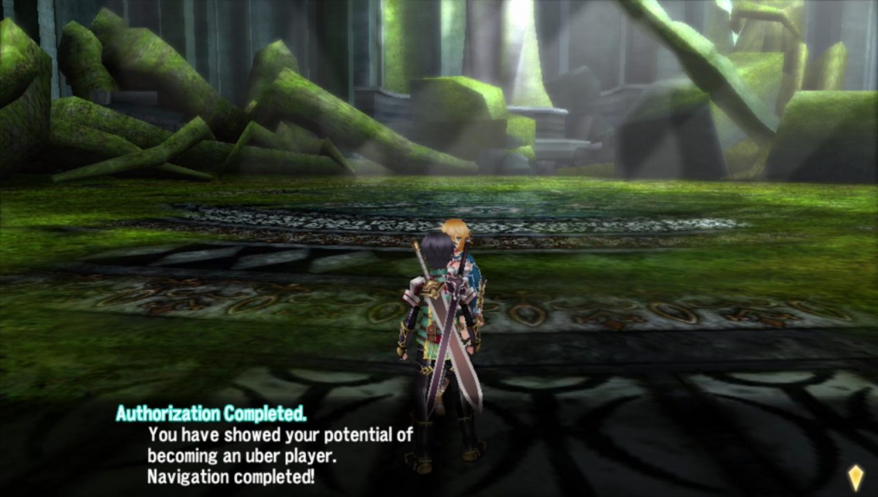 Besides the all-around weirdness of this translation, I think the "navigation" part at the bottom is yet another translation for the Japanese word kо̄ryaku. I've lost count of how many different ways it's been translated now