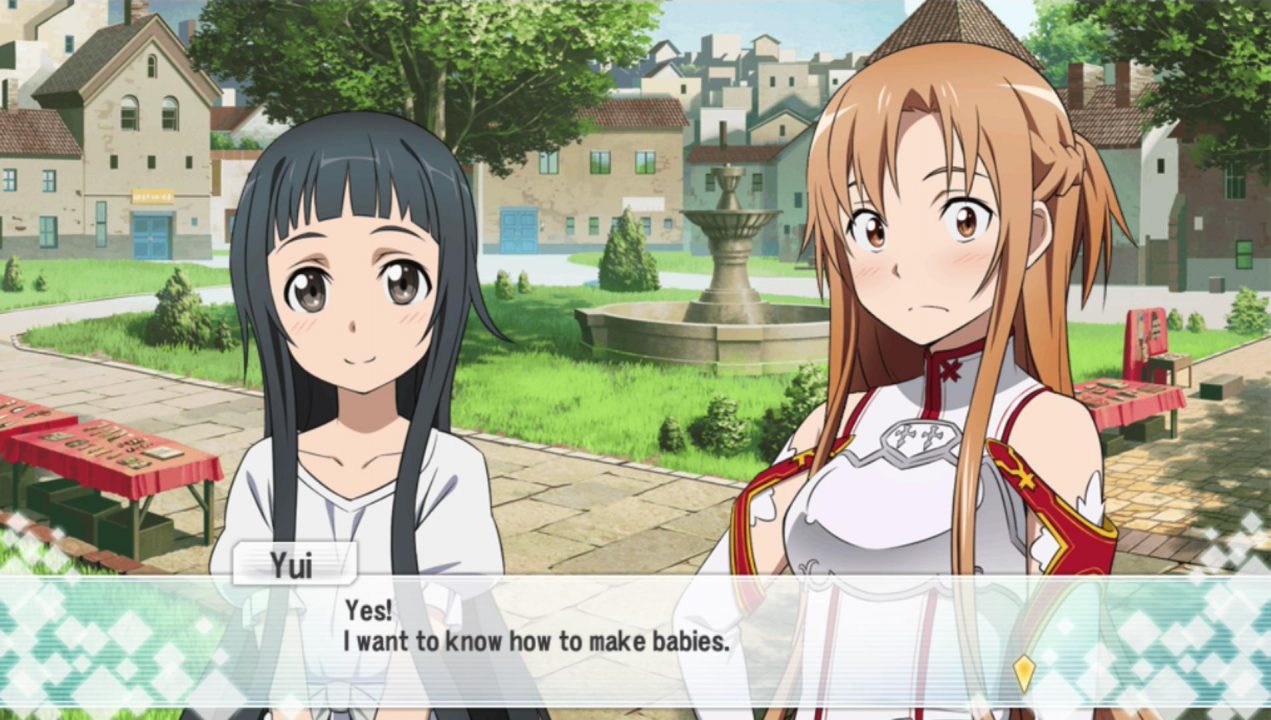 This whole scene felt awkward, but not necessarily because of the translation