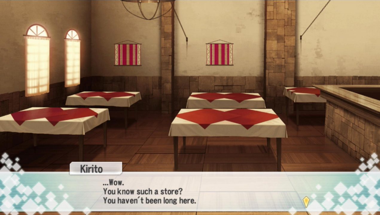 "You know such a store? You haven't been long here."