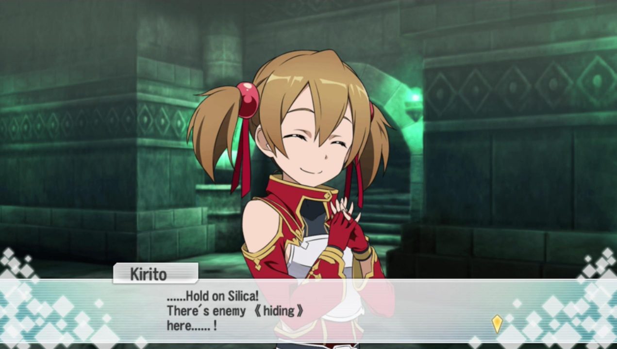 "There's enemy ≪hiding≫ here......!"