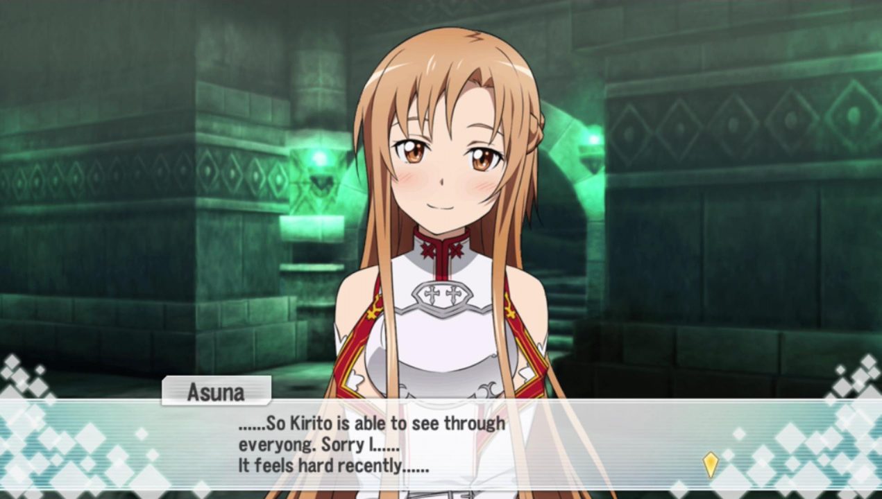 "So Kirito is able to see through everyong"