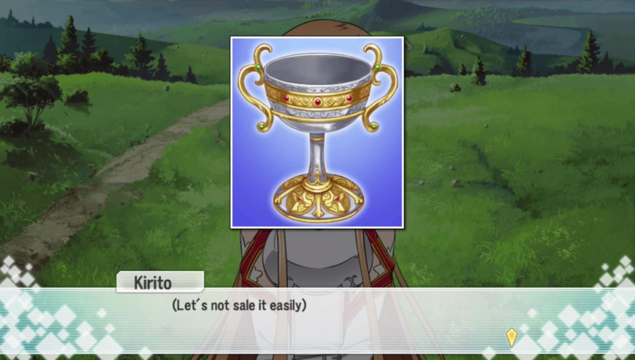 "(Let's not sale it easily)"