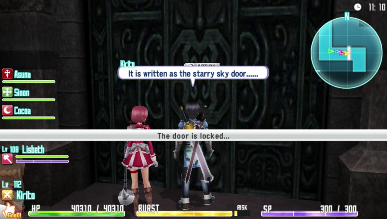 "It is written as the starry sky door......"