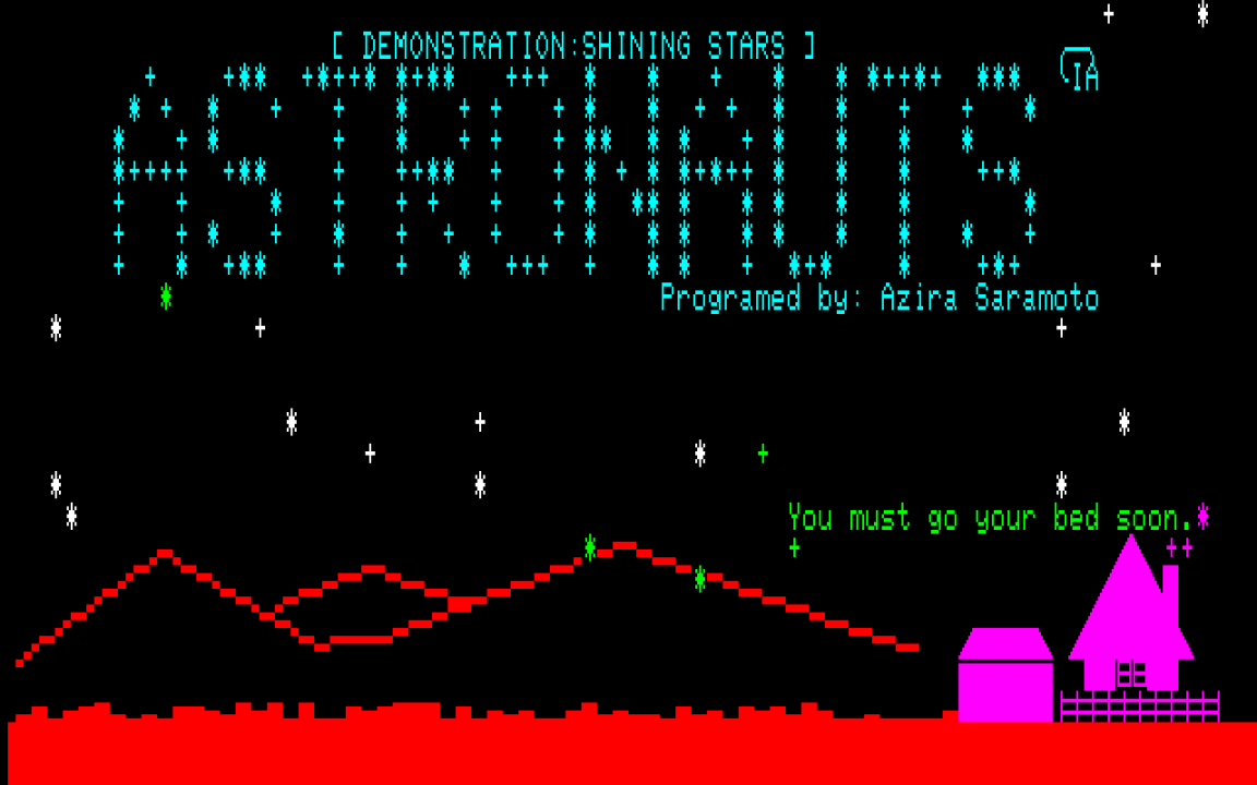 Shining Stars (PC-8001) Shining Stars (PC-8001)