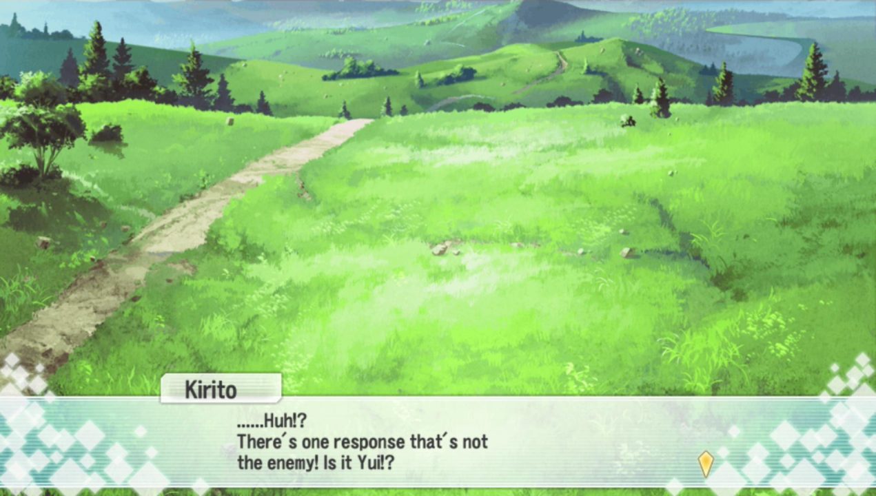 This is a common Japanese-to-English translation hiccup. If you ever see "response" or "reaction" in a weird line like this, it's basically saying "something that's being picked up/detected (on radar or whatever)". So a clearer translation here might be "I'm picking up/detecting one thing/something that's not an enemy!"