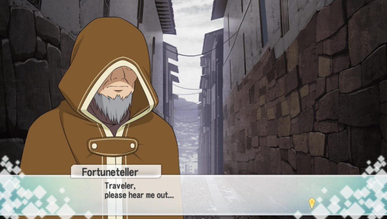 Earlier, this was spelled "Fortune-teller", but now this one is "Fortuneteller". Based on this scene's translation, I'm pretty sure a different translator handled this scene.