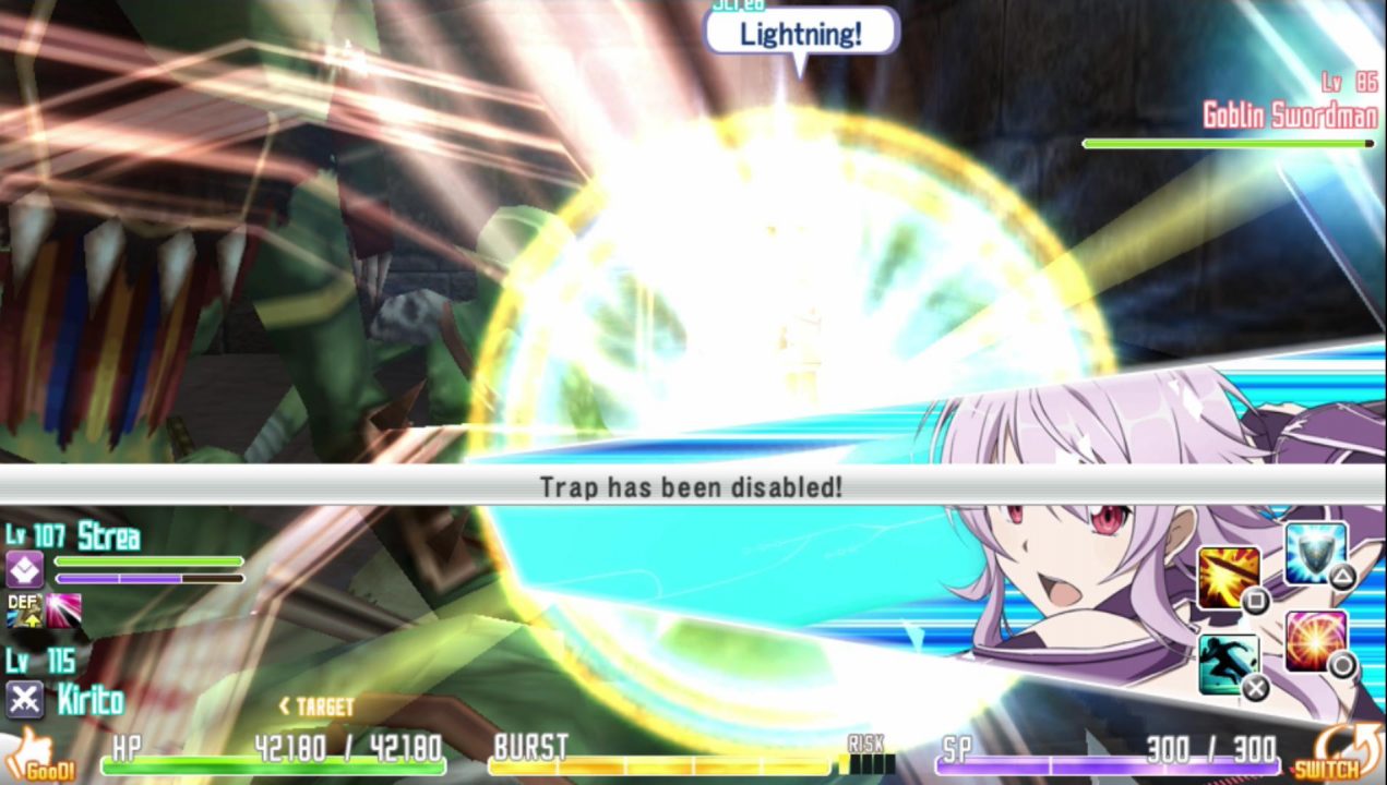 As soon as you walk in this room, a bunch of enemies ambush you and it says this line of text during battle. But it makes no sense... So I checked it in Japanese, and it should actually say "A trap has sealed you inside the room!"