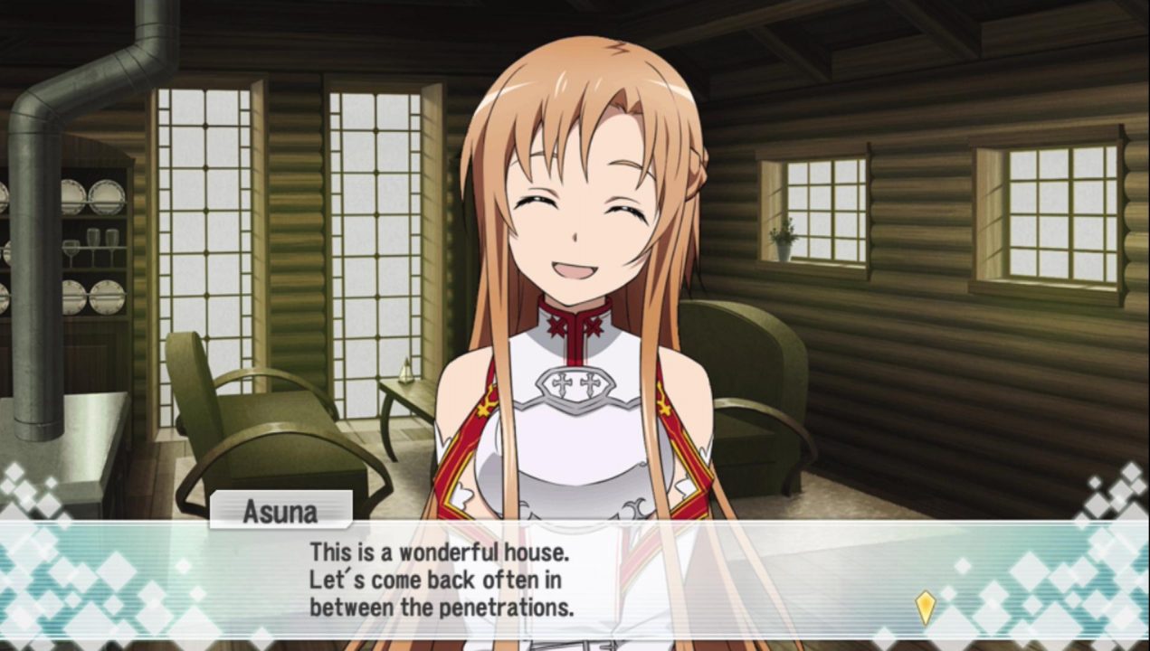 "Let's come back often in between the penetrations."